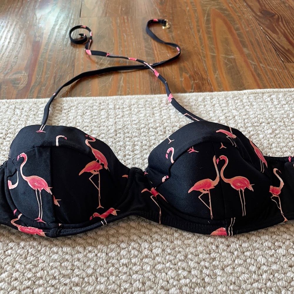 EUC Kate Spade flamingo top size M